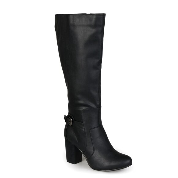 Journee Collection Shoes - Journee Women's Wide Calf Carver Boot Black US 8 NWOB